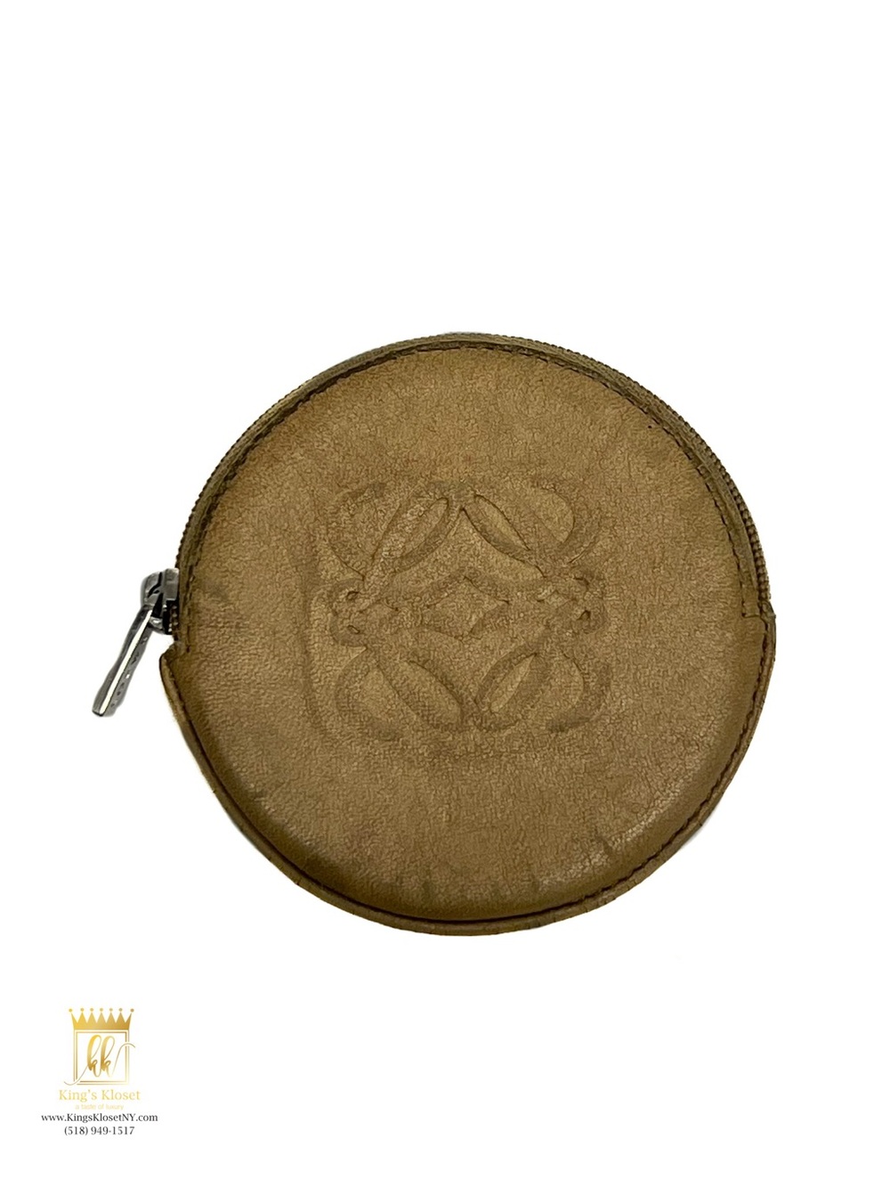 Loewe round Leather Coin Pouch